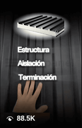 Estructura, aislación y terminación